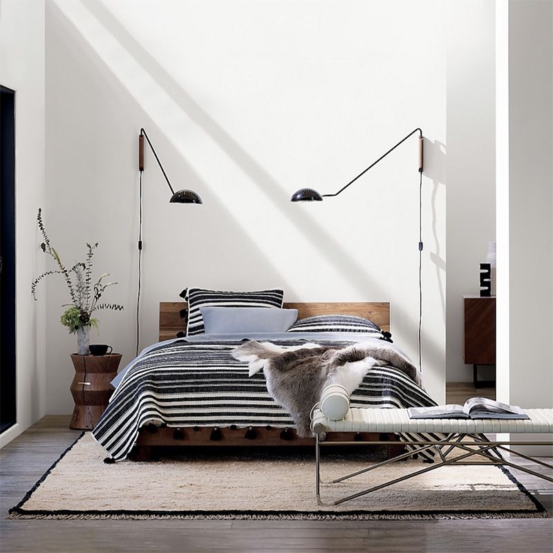Brady Moderne Koepel LED Wandlamp Zwart/Goud Metaal Binnen