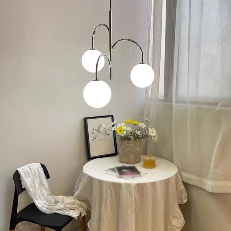 Valentina Moderne LED Vtwonen Hanglamp Wit Metal Eettafel Woonkamer