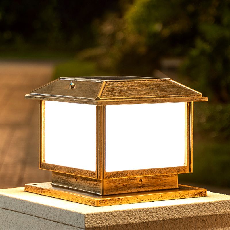 Riley Moderne Design LED Buitenlamp Metaal Zwart/Brons Buiten