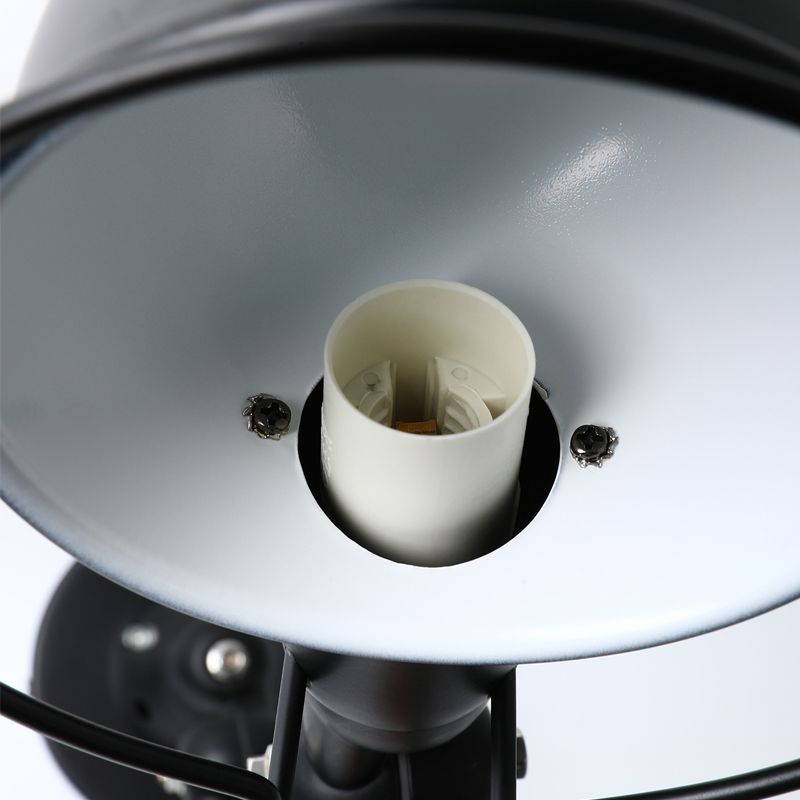 Brady Moderne Kom Cirkel LED Wandlamp Zwart/Wit Metaal Binnen