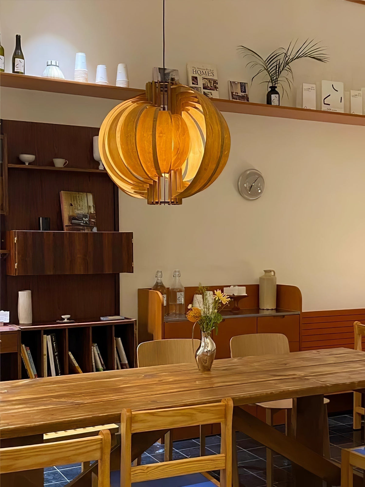 Ivraeus Premium elegantie Ring Houten hanglamp
