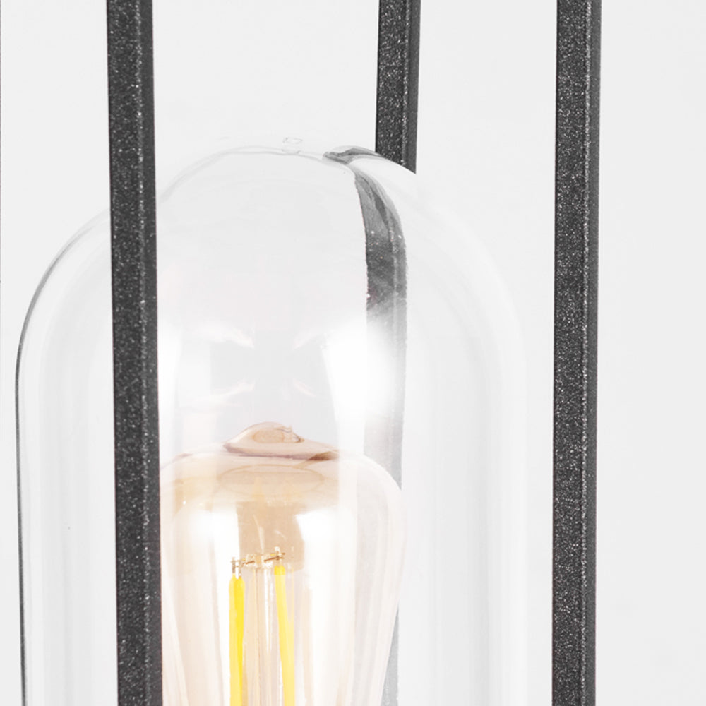 Pena Moderne Grote LED Vloerlamp Zwart Metaal Buiten Woonkamer