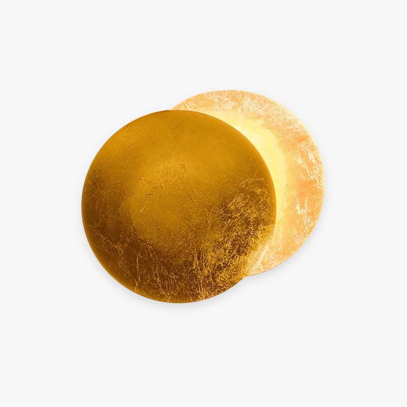 Elif Moderne Ronde LED Wandlamp Rood/Brons/Goud Metaal Slaap/Eet/Woonkamer