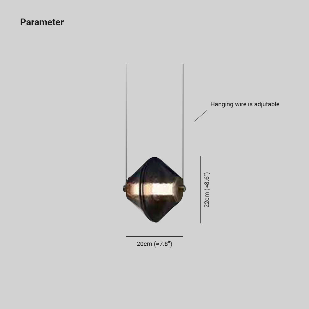 Evette Scandinavisch Modern LED Hanglamp/Vloerlamp/Tafellamp Zwart Metaal/Glas
