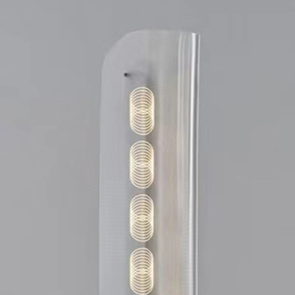 Salgado Scandinavische Minimalistische Vloerlamp Wit Metaal/Acryl Slaapkamer