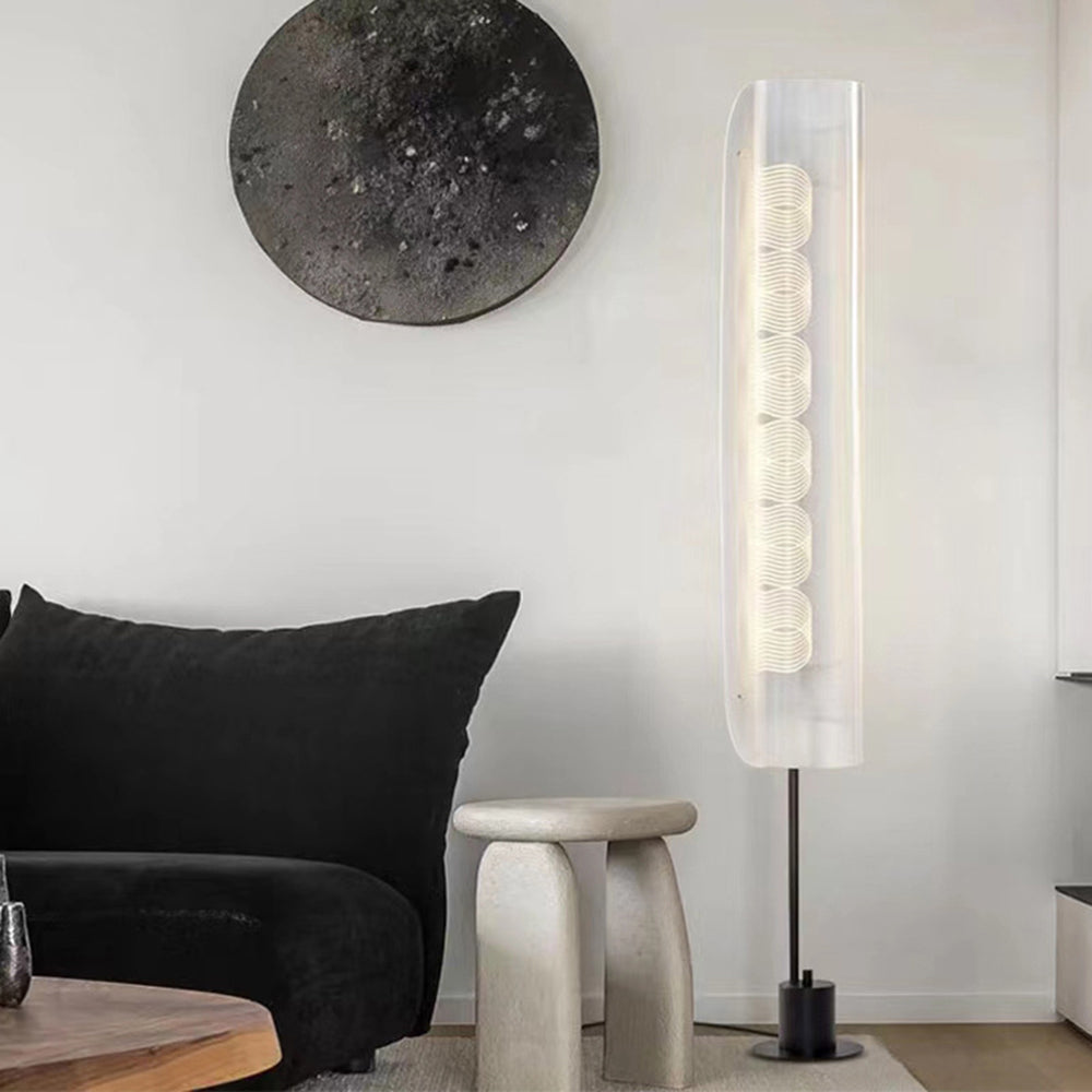 Salgado Scandinavische Minimalistische Vloerlamp Wit Metaal/Acryl Slaapkamer