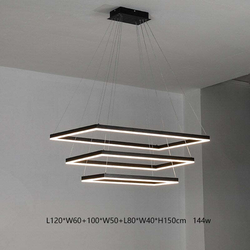 Bouvet Design LED Hanglampen Zwart Wit Metaal Eetkamer Slaapkamer