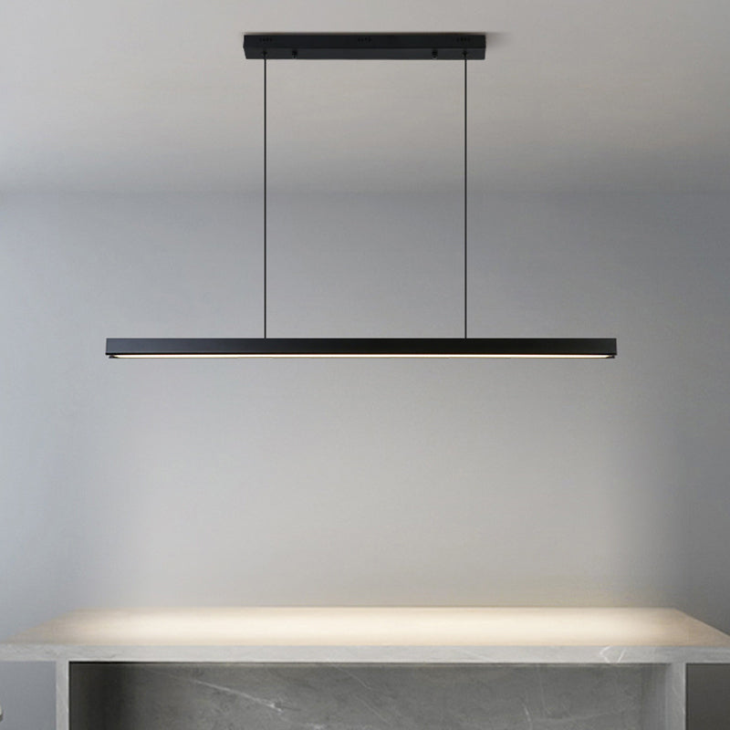 Edge Industriele LED Hanglamp Zwart Wit Metaal Hout Eetkamer