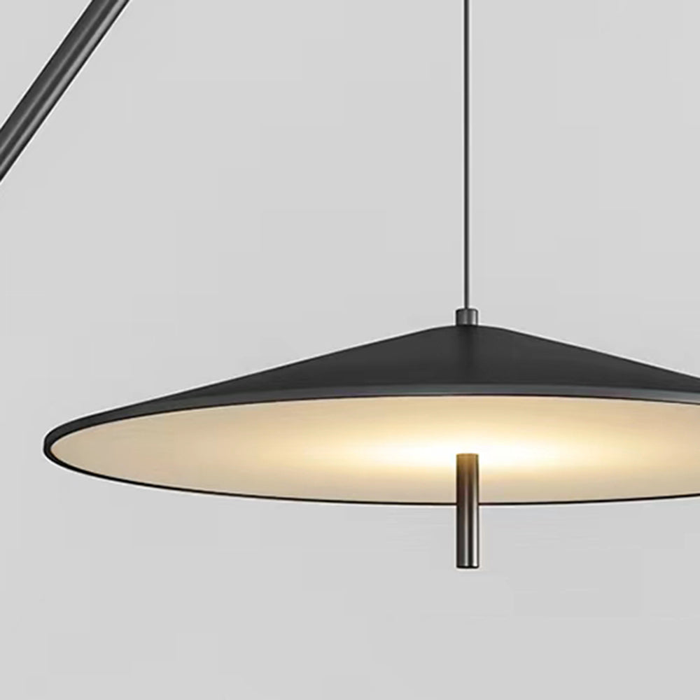 Salgado Frisbee Hengel LED Vloerlamp Metaal Woonkamer Eetkamer