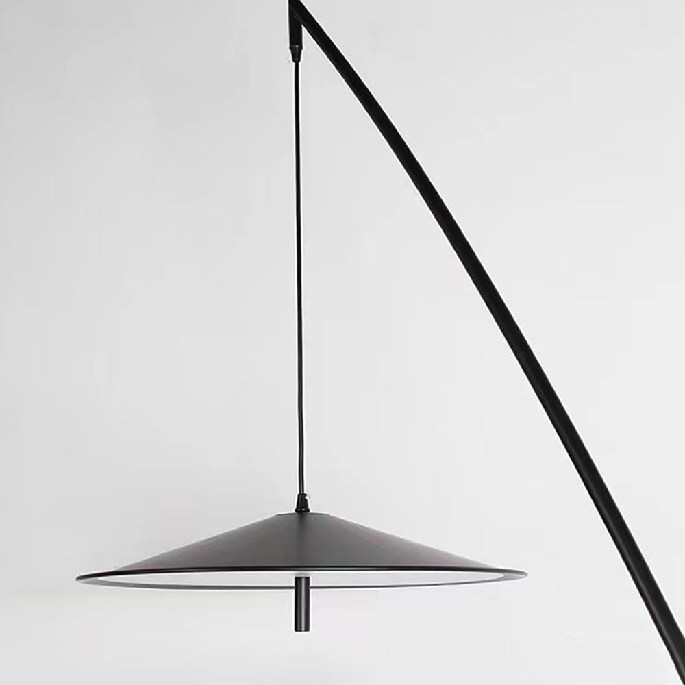 Salgado Frisbee Hengel LED Vloerlamp Metaal Woonkamer Eetkamer