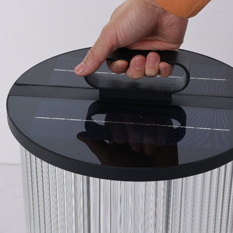 Orr Kleine LED Vloerlampen Zwart Metaal Glas Buiten Tuin Hal