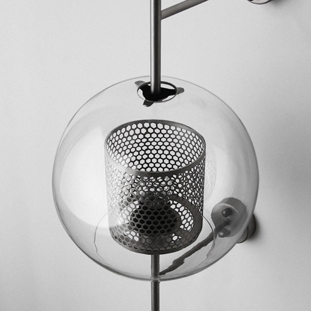 Oneal Moderne Bol LED Wandlamp Metaal/Glas Silver/Goud Slaap/Woon/Eetkamer