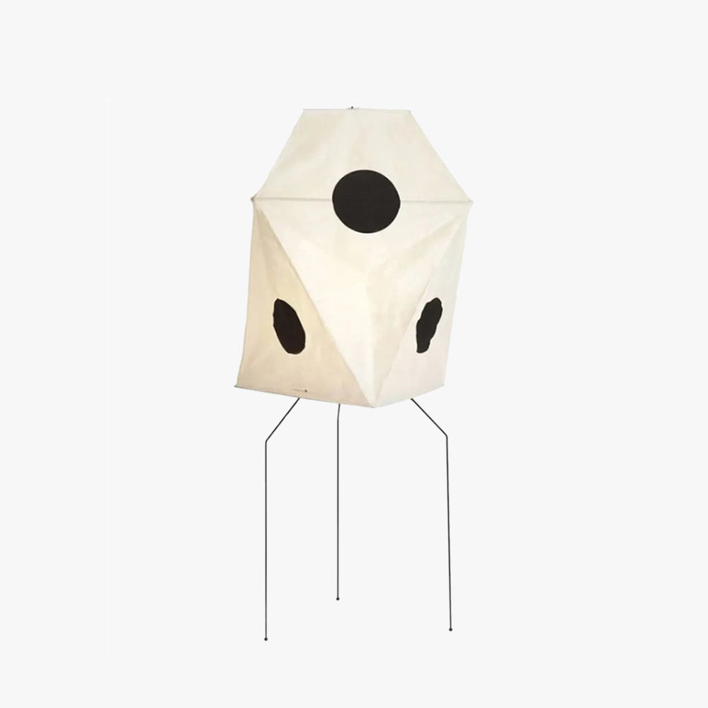 Renée Design LED Vloerlamp Wit Zwart Metaal Papier Slaapkamer