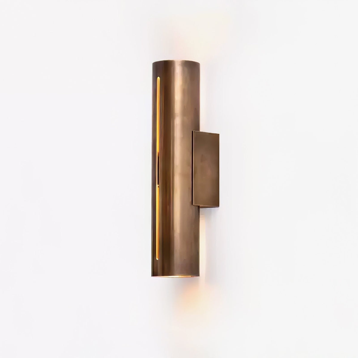 Avsilara Moderne minimalistische cilindervormige messing wandlamp