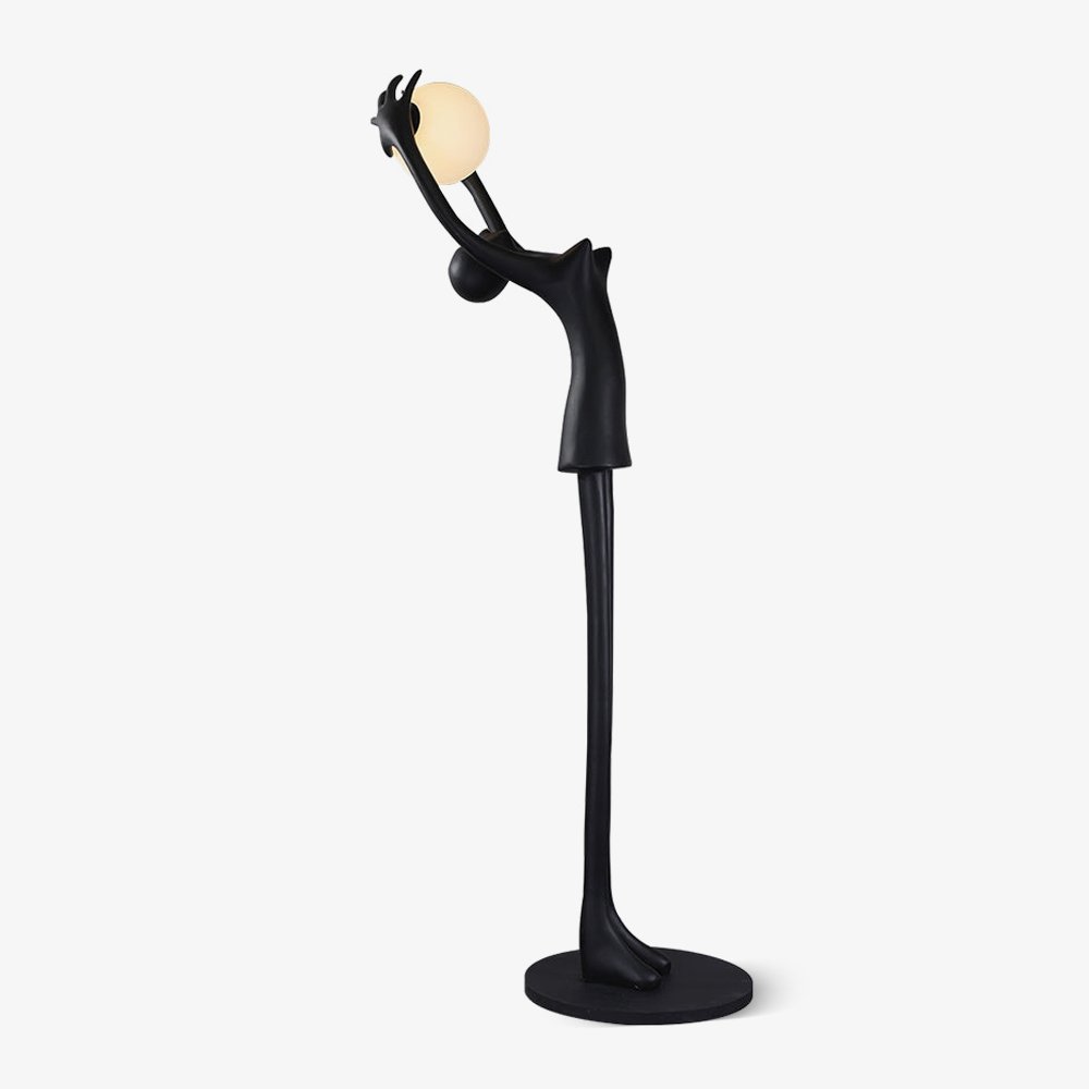 Lynorel vloerlamp zwart