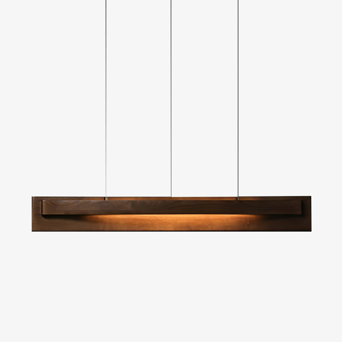 Zaraeyra Minimalistische hanglamp van walnoothout