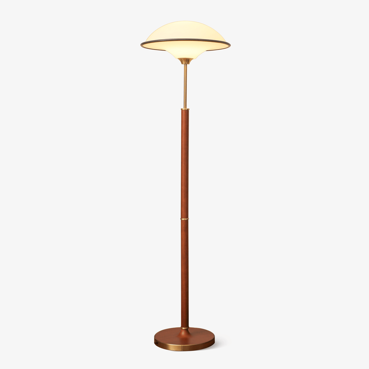 Astralis Houten Art Deco vloerlamp