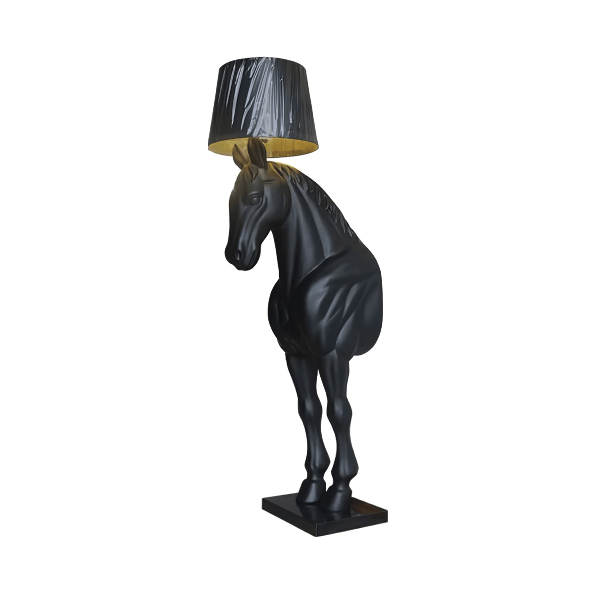 Derion vloerlamp van stof en hars