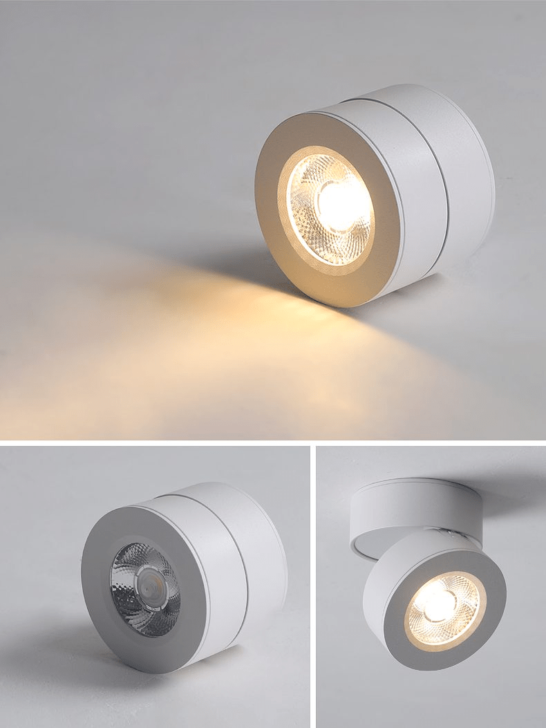 Kex LED-plafondlamp rond draaibaar verstelbaar