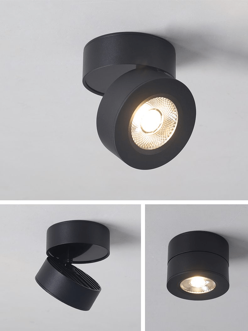 Kex LED-plafondlamp rond draaibaar verstelbaar