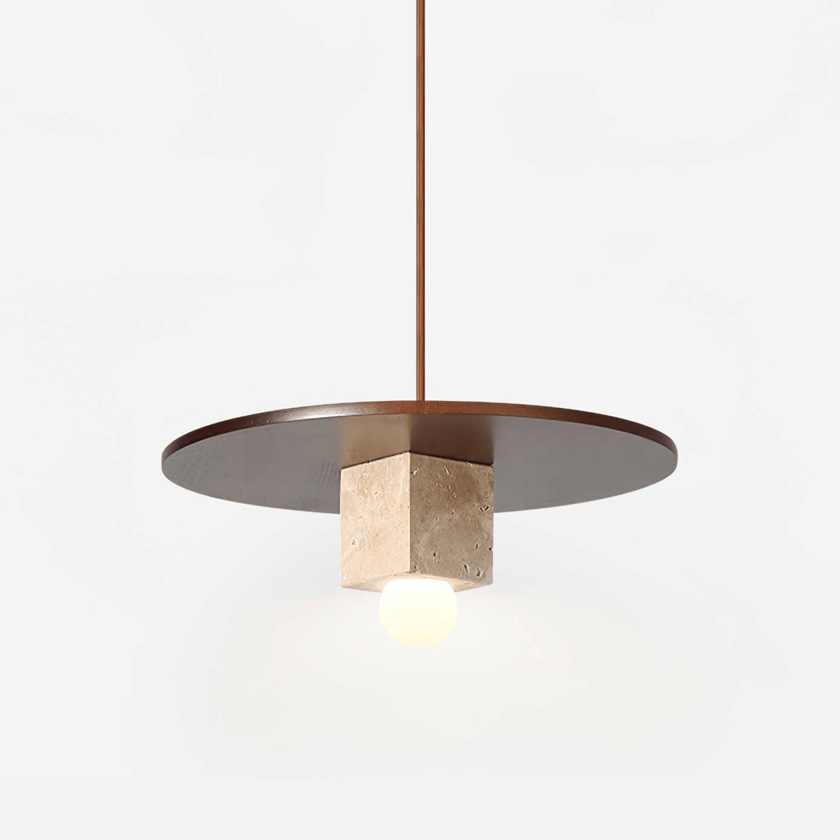 Sarix Geometrisch Travertin Hanglamp