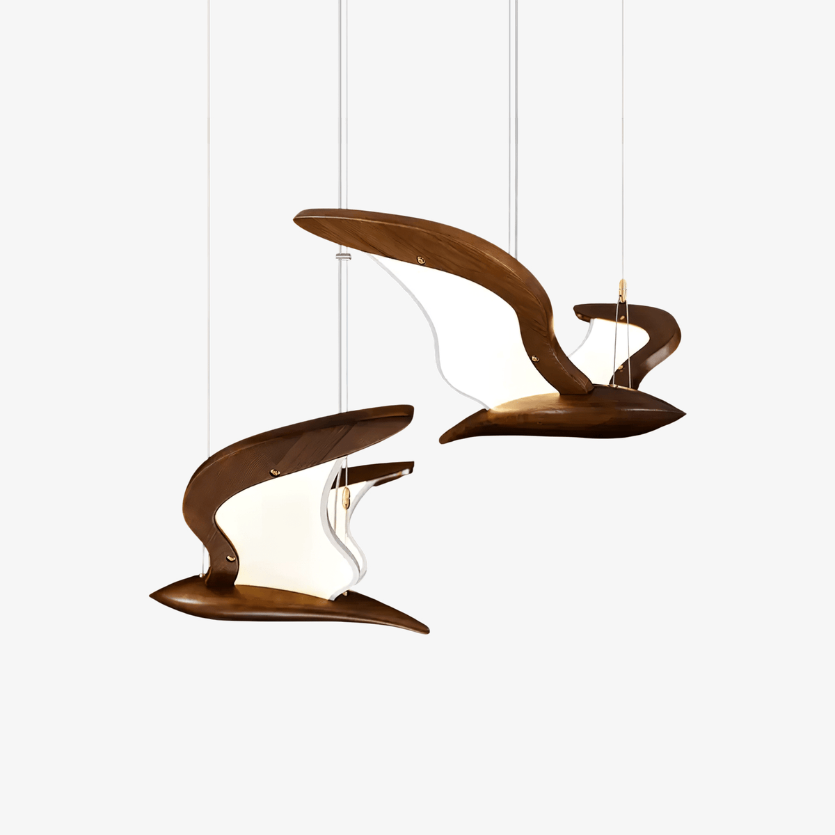Lyvynia hanglamp van Organisch Hout