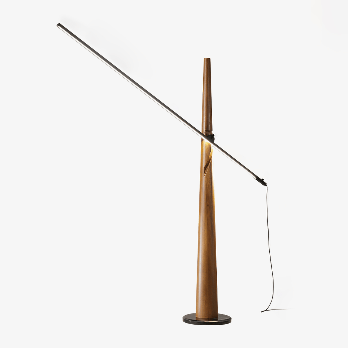 Ovelila Minimalistische houten vloerlamp