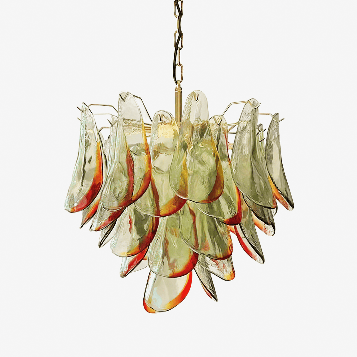 Celoraria Kroonluchter Murano-glas Bloemblaadjes Elegante