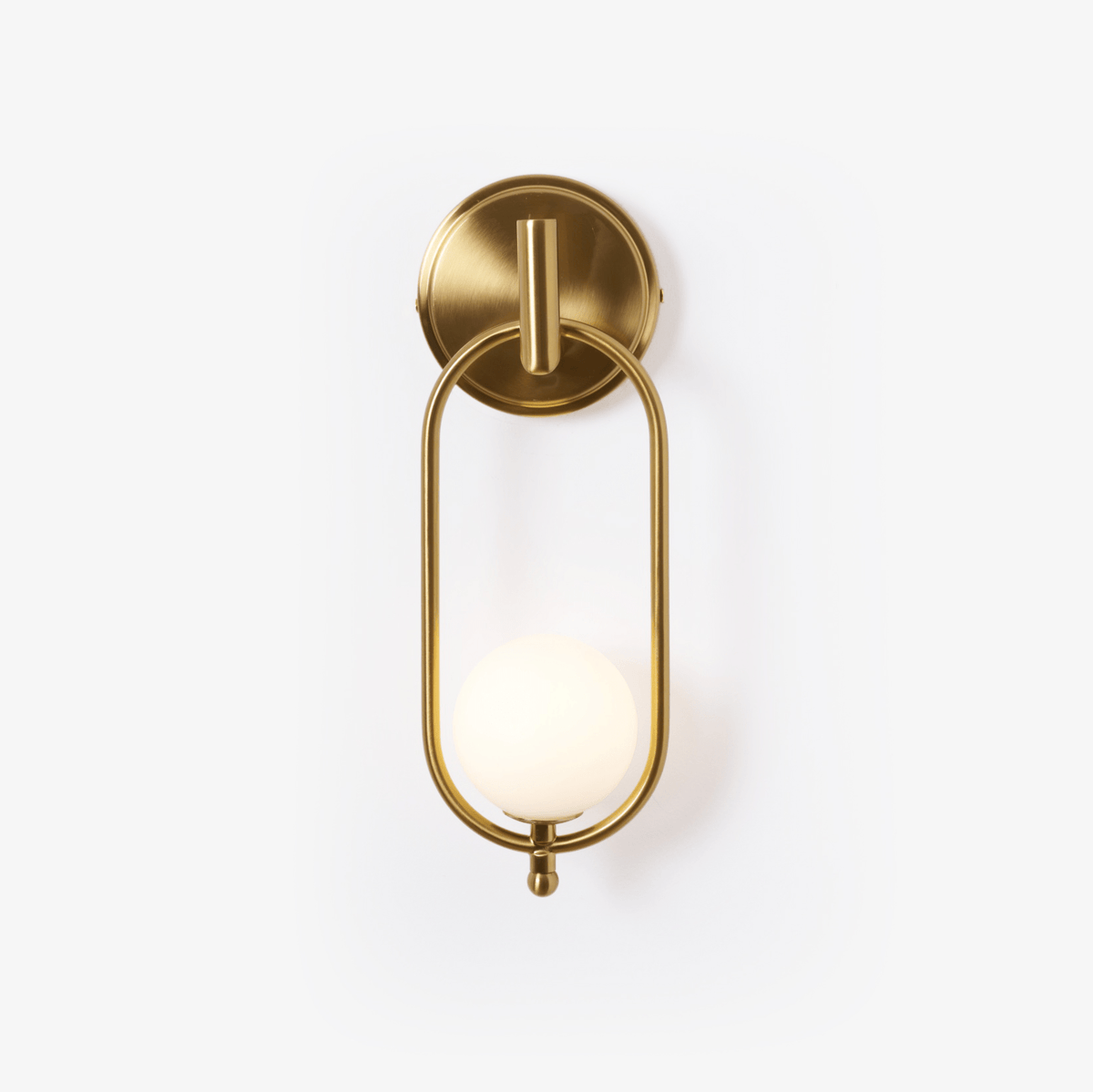 Cumirisra moderne minimalistische wandlamp van messing glas