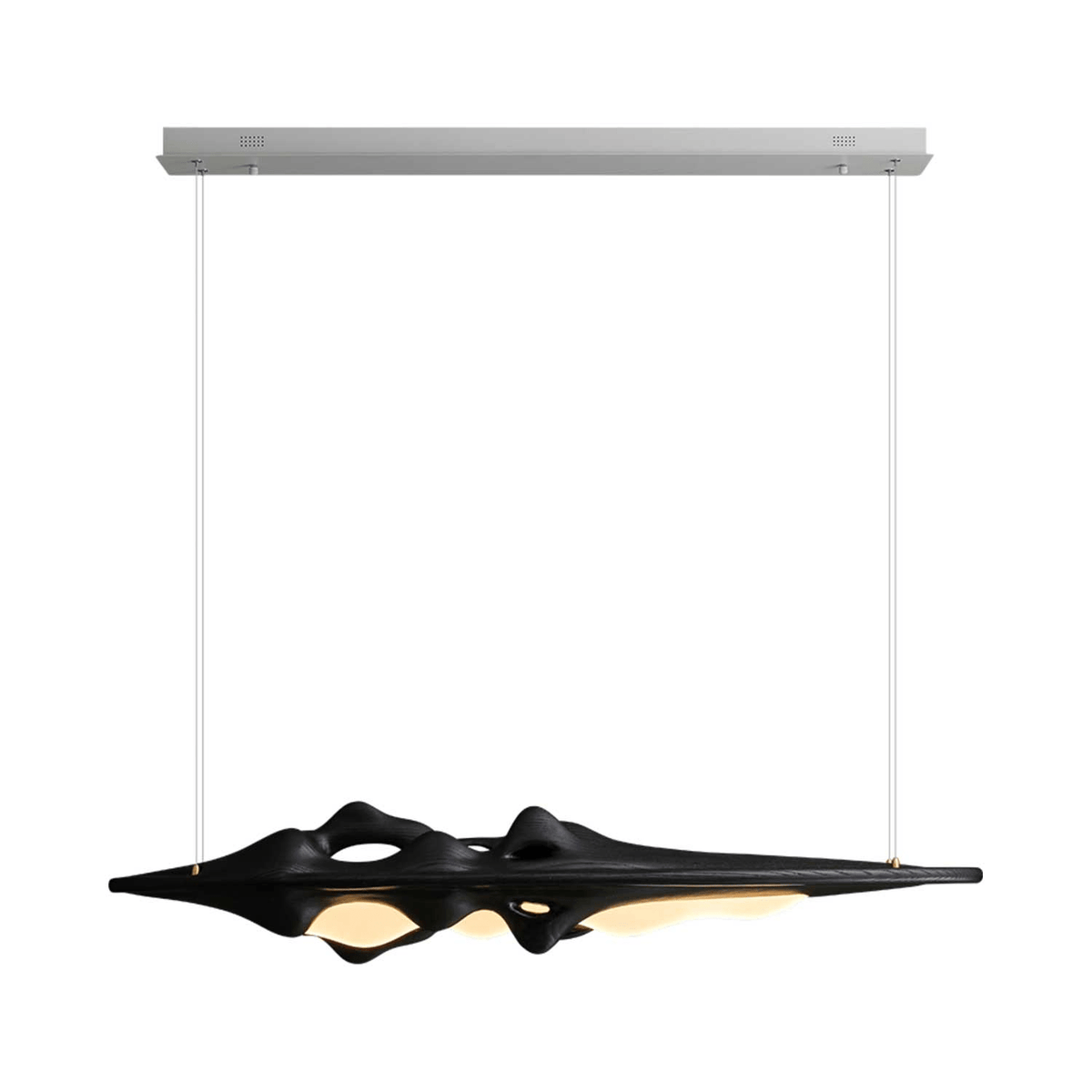Ulsorira Topografische Houten hanglamp