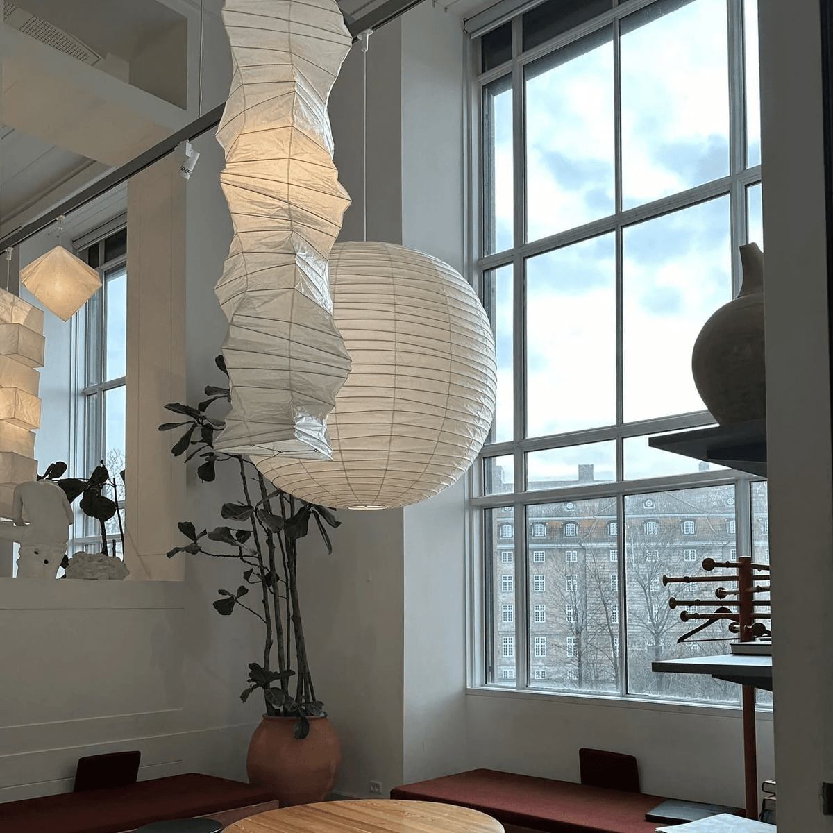 Piaeenne moderne hanglamp van papier