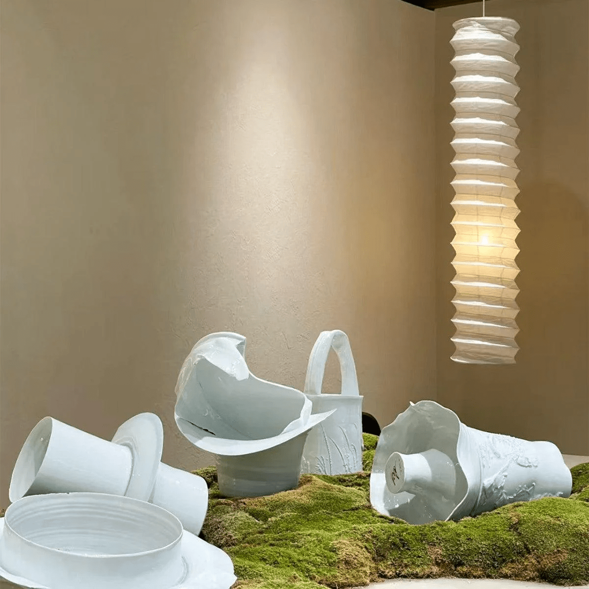 Luninaine Minimalistische hanglamp van papier