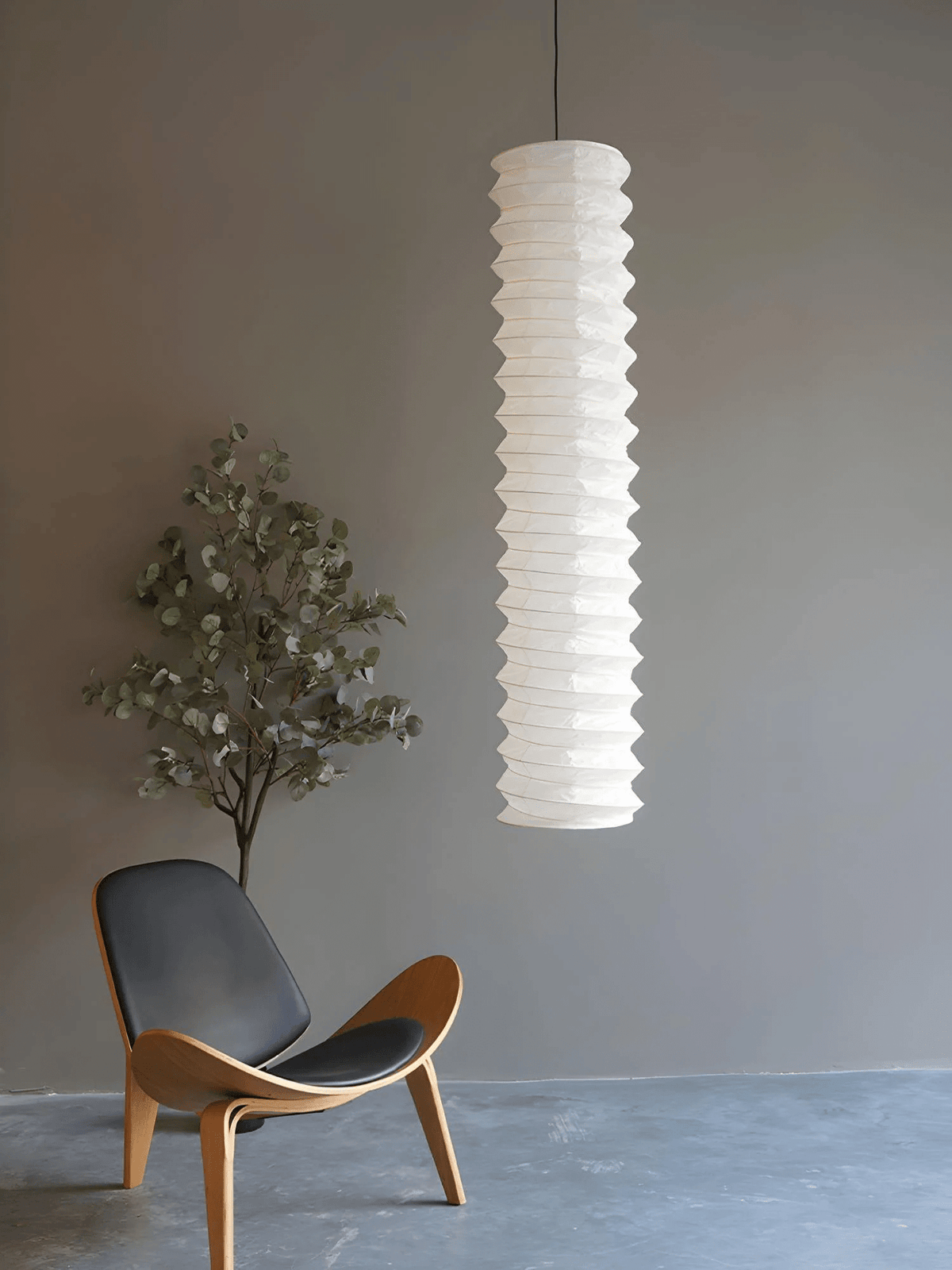Luninaine Minimalistische hanglamp van papier