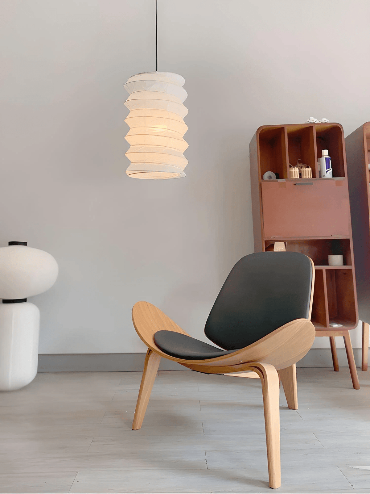 Luninaine Minimalistische hanglamp van papier
