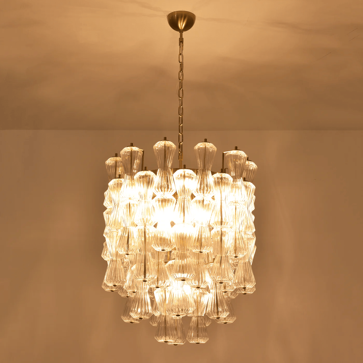 Celarena Kroonluchter Murano-glas Bloemcascade