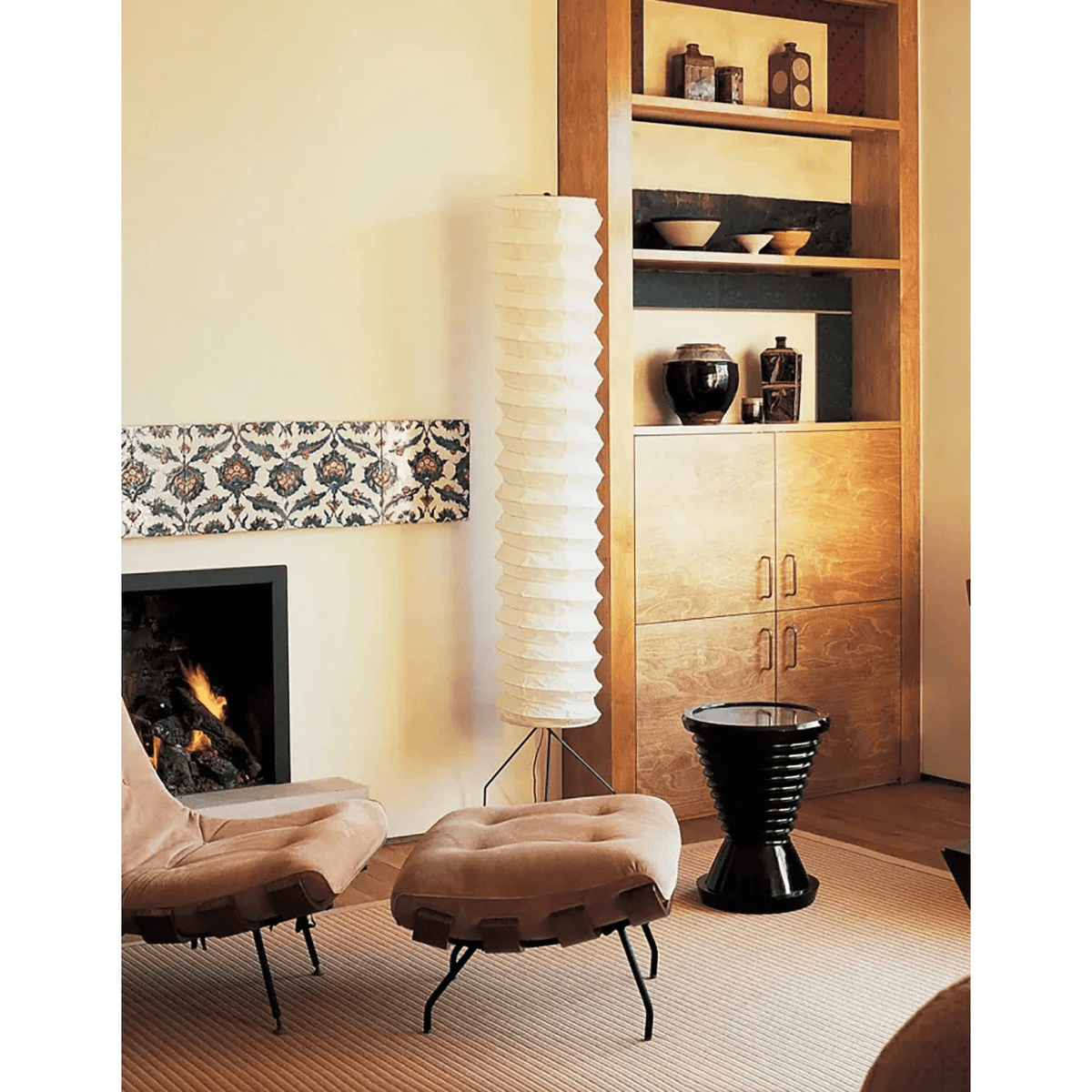 Soraine Minimalistische vloerlamp met rijstpapier