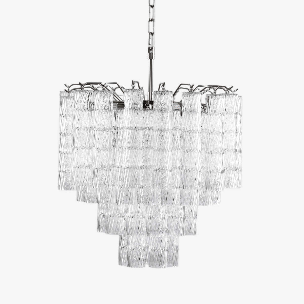 Veliella kroonluchter Murano-glas met cascaderende golven