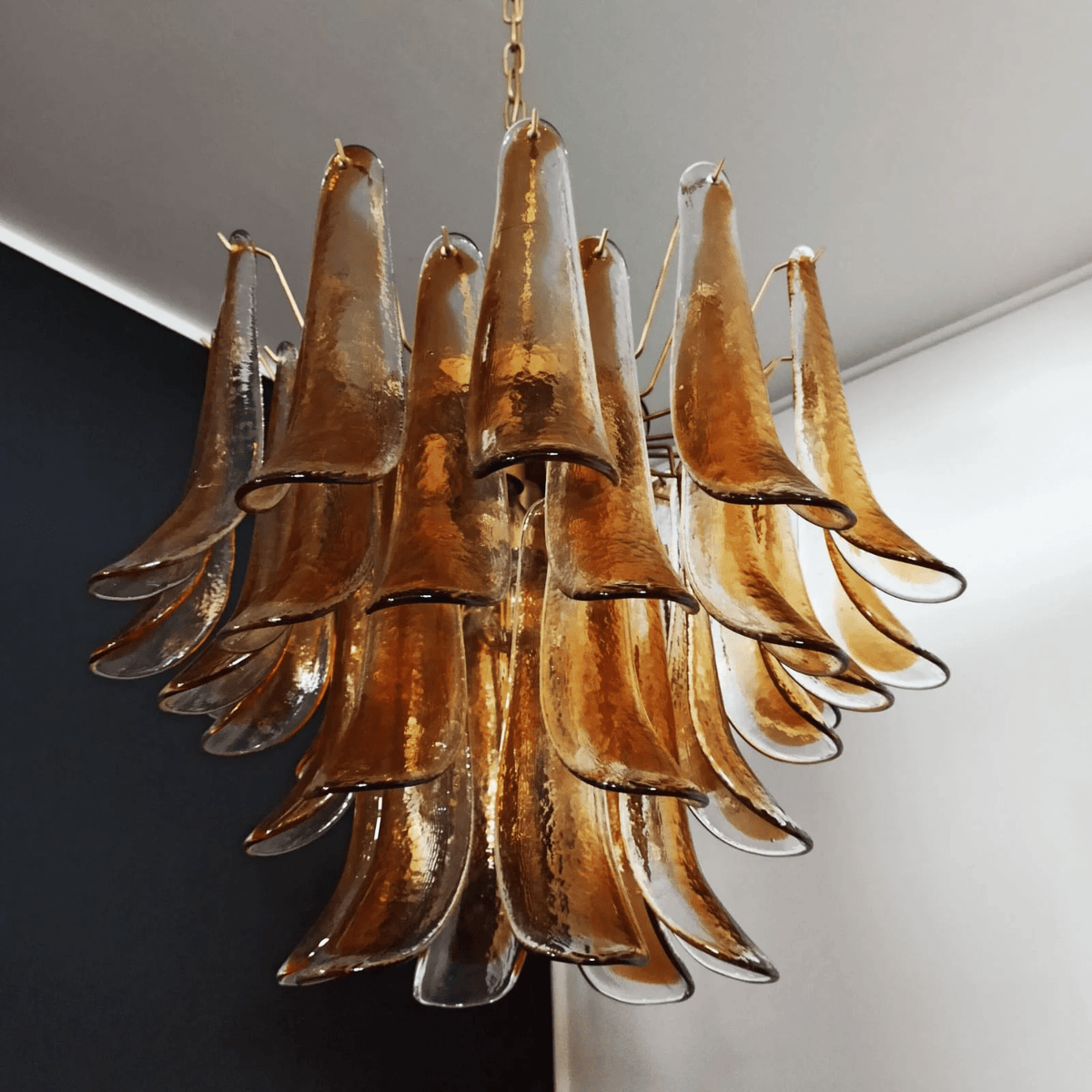 Eiroeon Kroonluchter Murano glas Gelaagd Italiaans
