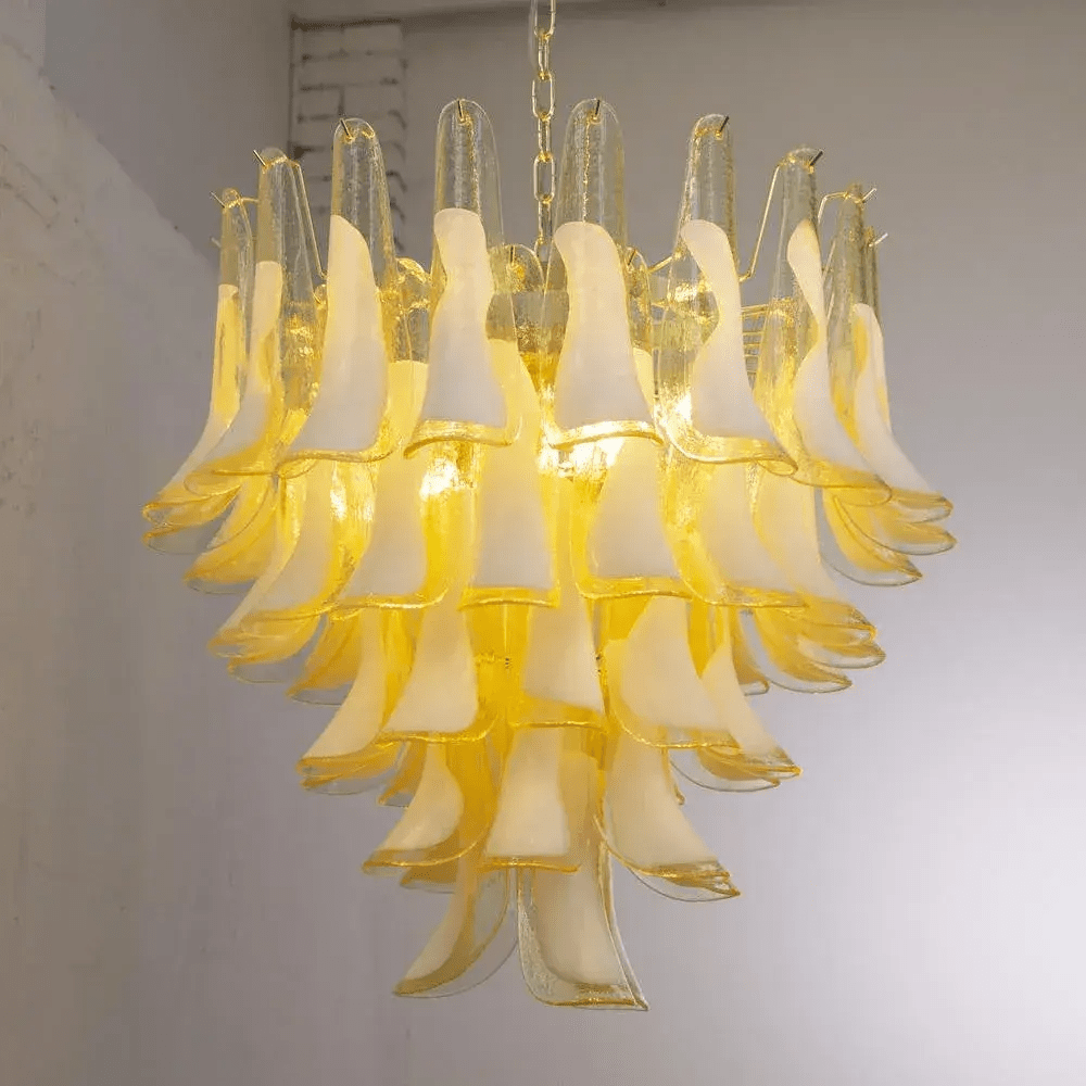 Eiroeon Kroonluchter Murano glas Gelaagd Italiaans