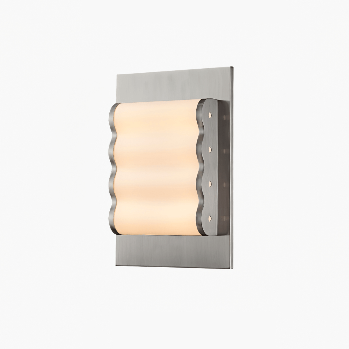 Wave wandlamp met moderne stoffen kap