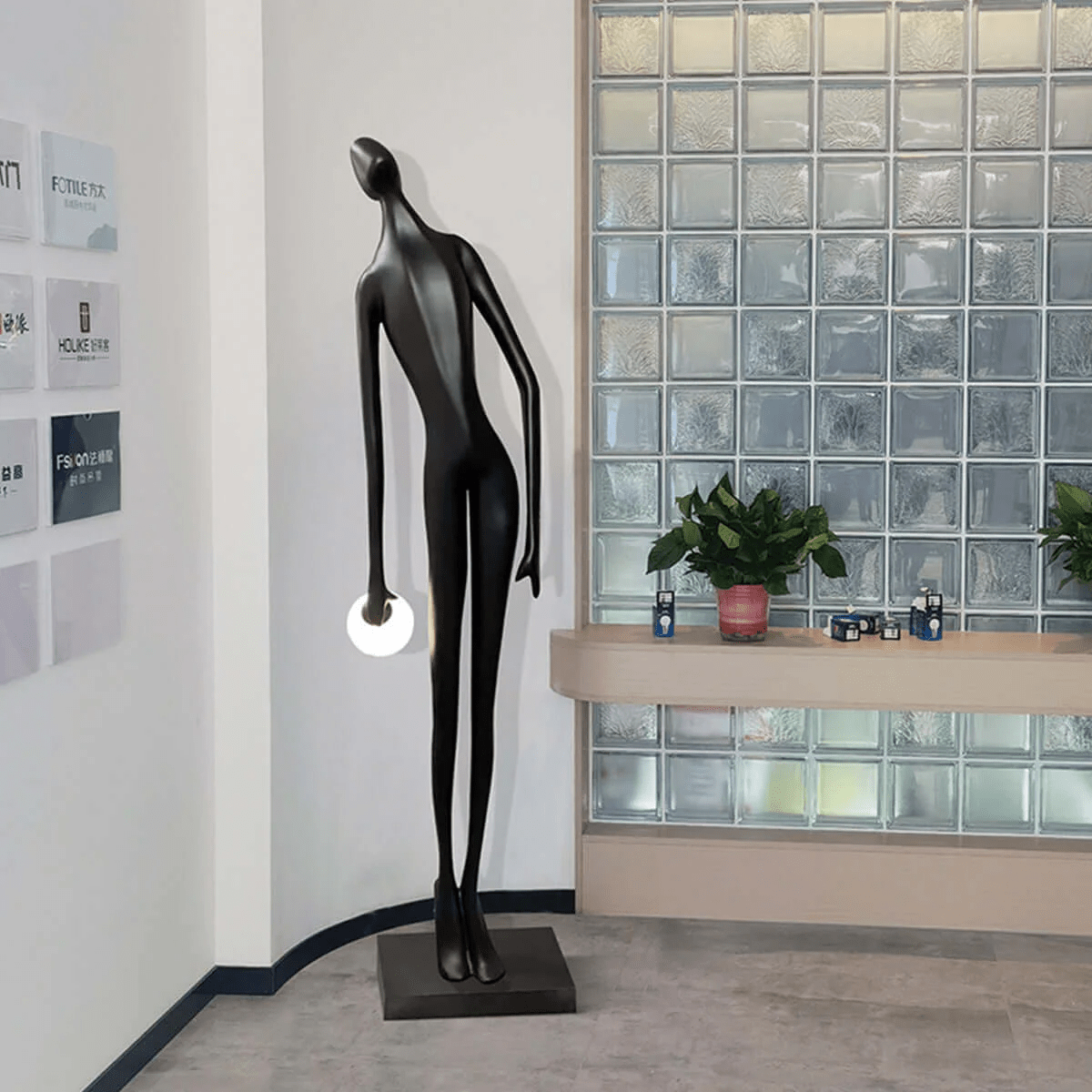 Ersilyra Artistiek Hars Vloerlamp