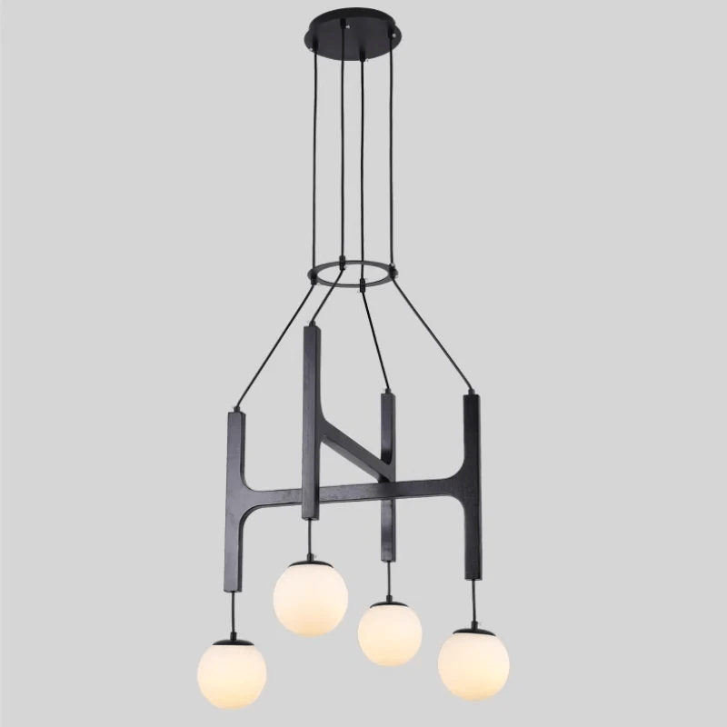 Xylocube Geometrisch Hout Bolvormig Hanglamp