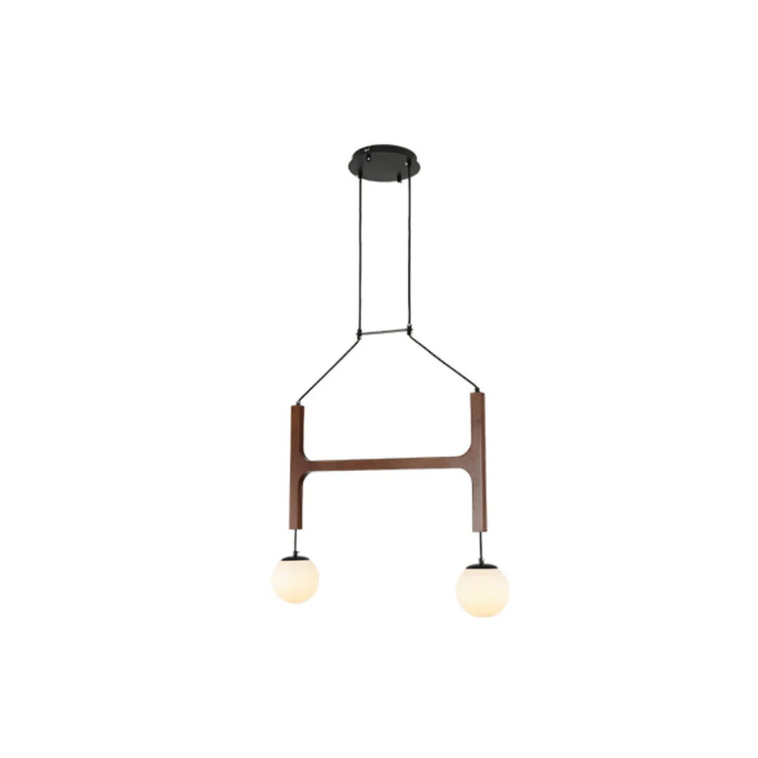 Xylocube Geometrisch Hout Bolvormig Hanglamp