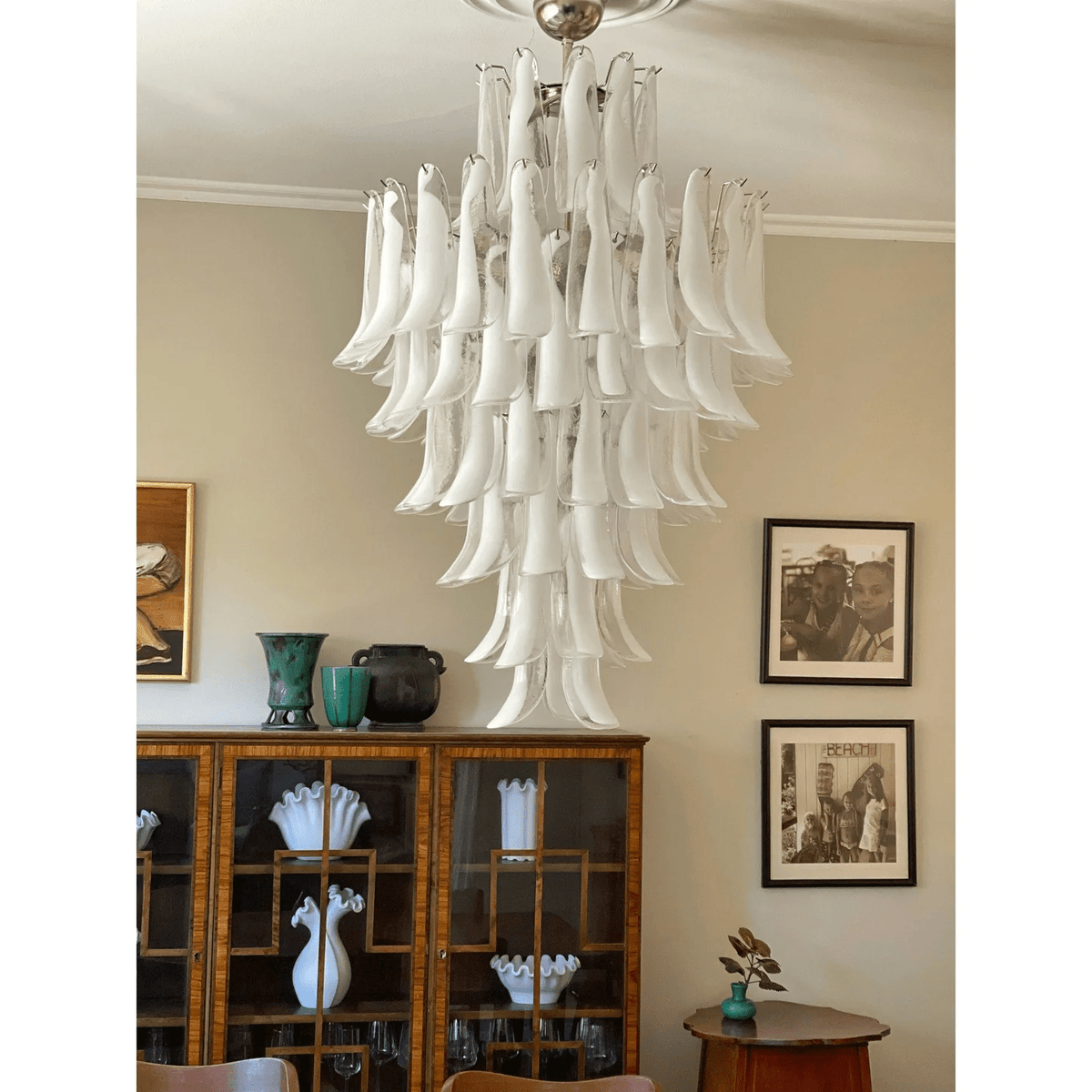 Tessa Glas Bloemblaadjes Hanglamp