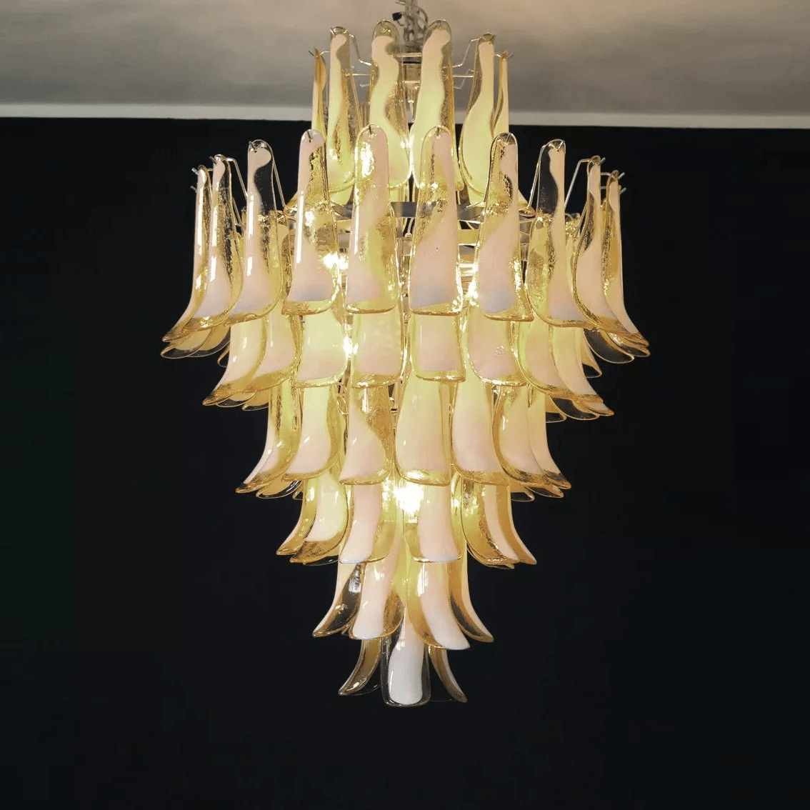 Tessa Glas Bloemblaadjes Hanglamp