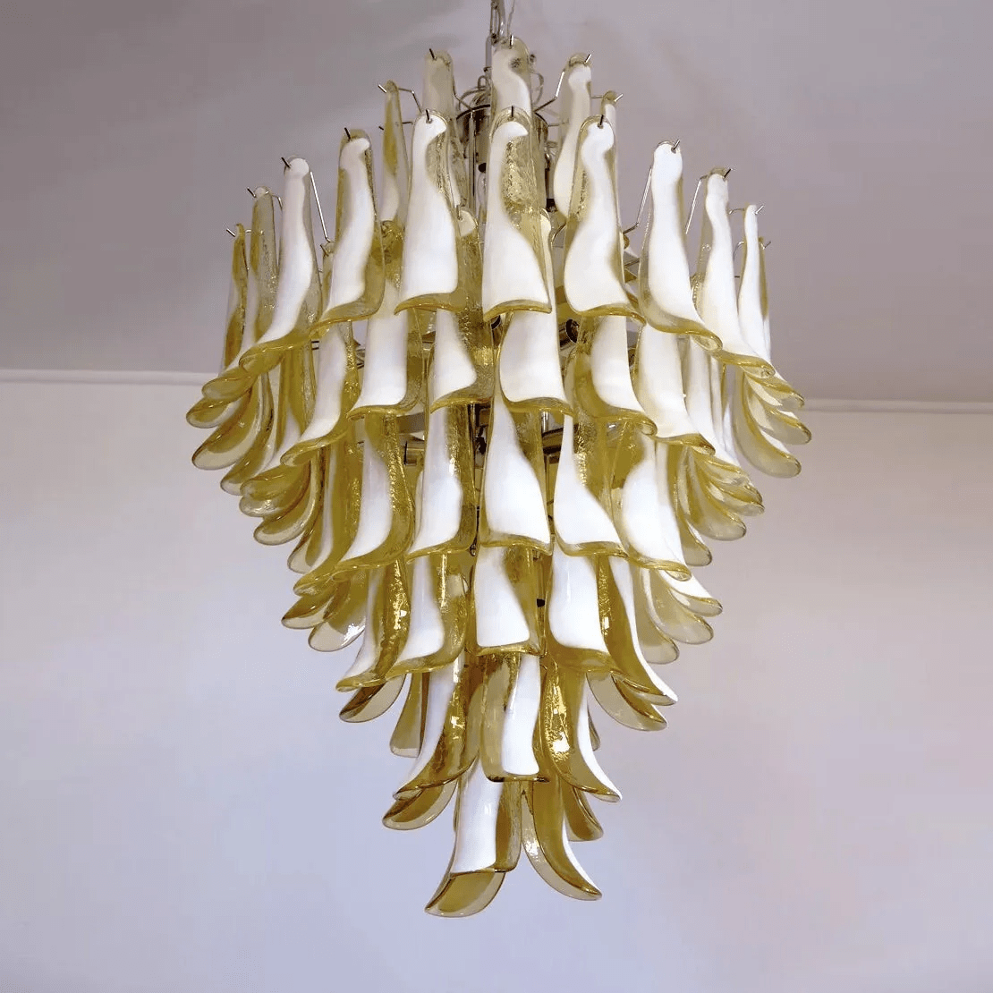 Tessa Glas Bloemblaadjes Hanglamp