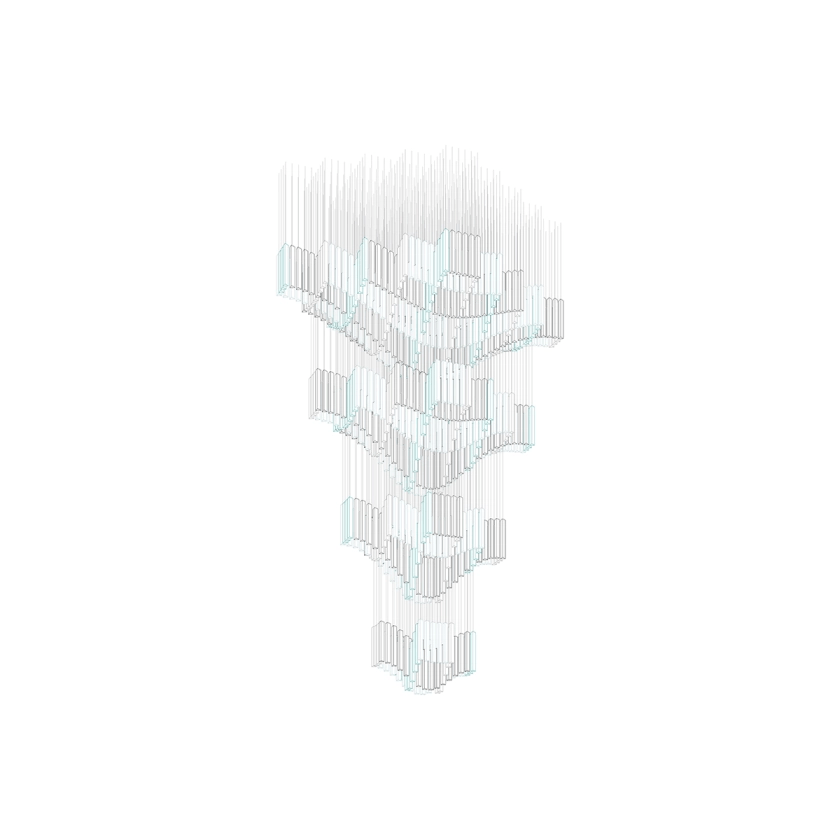 Lucanielle Diamond Cloud Strata Customize Kroonluchter