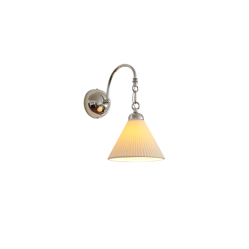 Teks bloemblaadje wandlamp