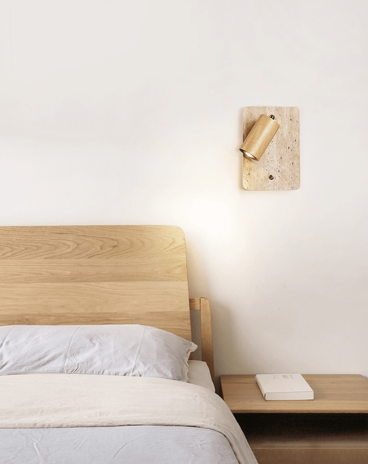 Vantorel travertin Spot wandlamp