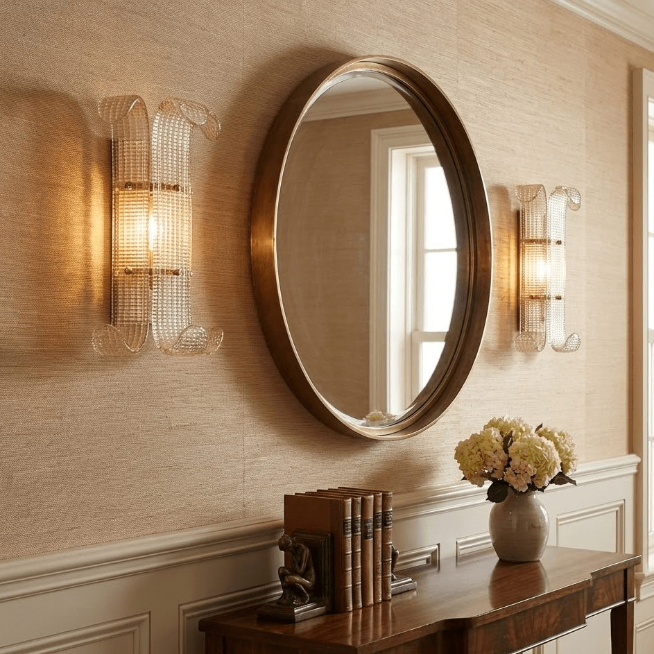 Dara Luxe Champagne-glas wandlamp
